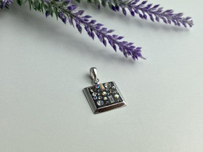 925 Sterling Silver Enamel & CZ Exclusive Pendant
