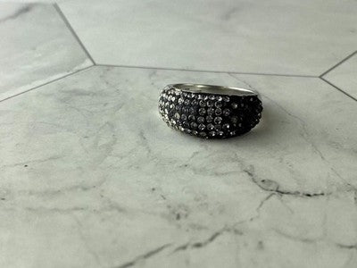 Beautiful 925 Sterling Silver CZ Ring Size 7