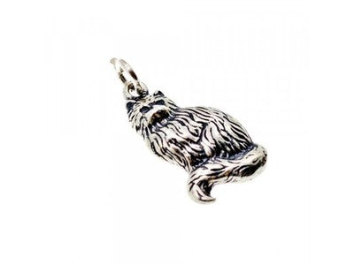 925 Sterling Silver Cat Pendant
