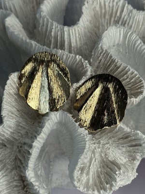 Unique Gold Plated Earrings Length 1.15 Inch