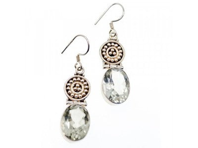 925 Sterling Silver Demantoid Earrings