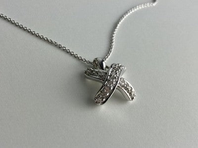 925 Sterling Silver CZ Chain With Pendant