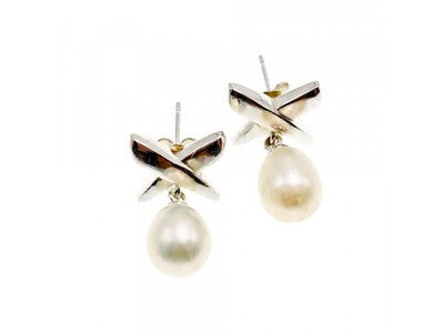 925 Sterling Silver Pearls Earrings