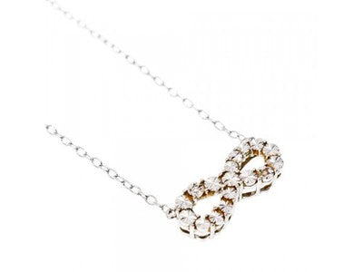 925 Sterling Silver "Infinity" Necklace
