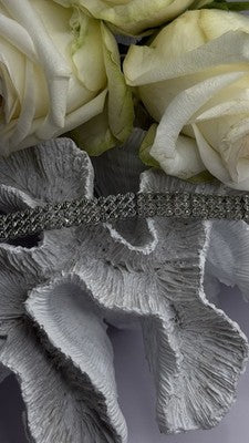 Elegant Multi Row 925 Sterling Silver Tennis Clear White Topaz Stones Bracelet 7