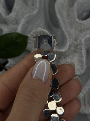 Italy Milor Elegant Design 925 Sterling Silver Bracelet Size 7.5