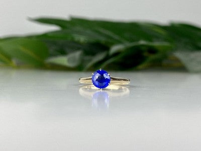 10K Yellow Gold Tanzanite Ring Size 5.5