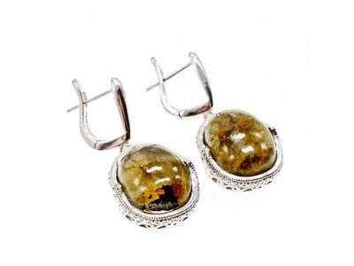 925 Sterling Silver Haliotis "Fantastic" Earrings