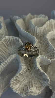 925 Sterling Silver Mystic Sunrise Topaz Ring Size 11.5