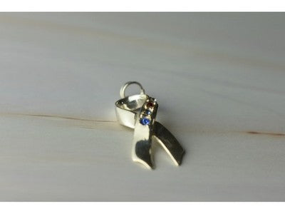 925 Sterling Silver Multicolor CZ Pendant