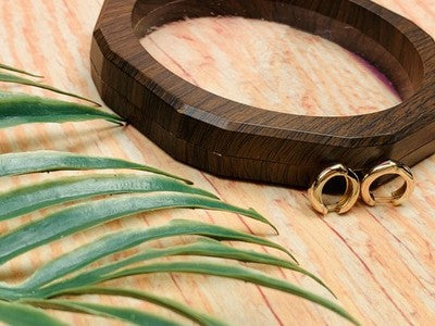 925 Sterling Silver Gold Plated Earrings