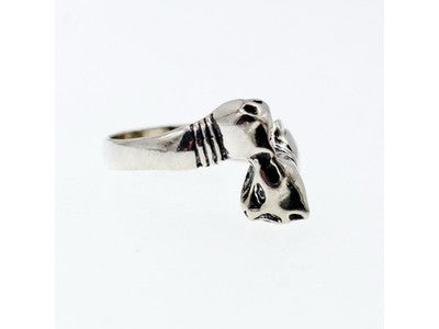 925 Sterling Silver "Cats" Ring Size 6.75