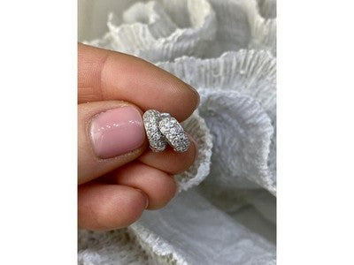 925 Sterling Silver CZ Earrings