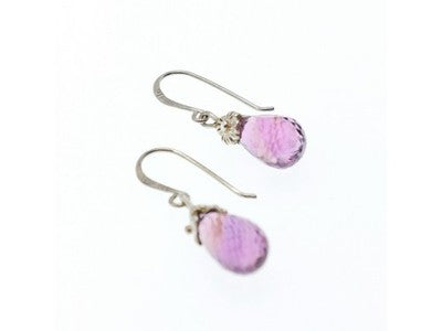 925 Sterling Silver Amethyst Earrings