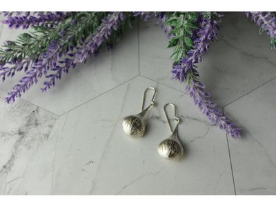 925 Sterling Silver Pearls Earrings Italy