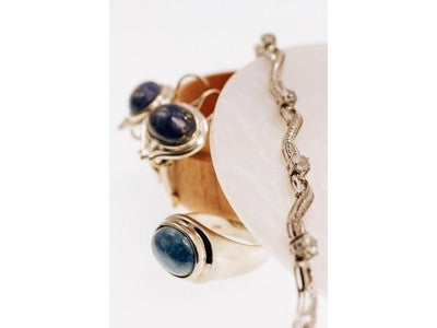 925 Sterling Silver Sodalite Earrings