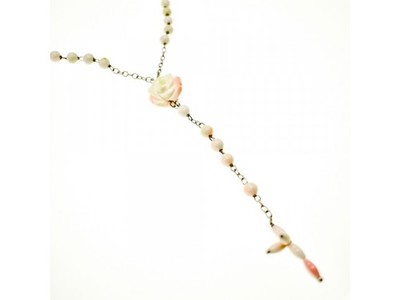925 Sterling Silver Corals Necklace