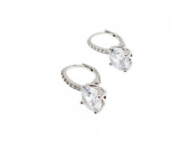 925 Sterling Silver CZ Earrings