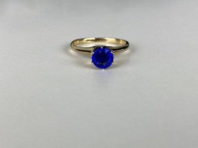 10K Yellow Gold Tanzanite Ring Size 5.5