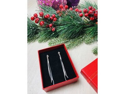 925 Sterling Silver Earrings Italy