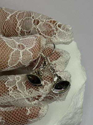 925 Sterling Silver Alexandrite Earrings Length 1.3 Inch