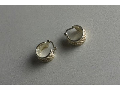 925 Sterling Silver Openwork Earrings