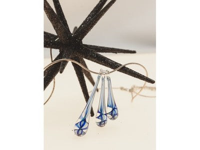 925 Sterling Silver Jewelry Glass Chain With Pendant