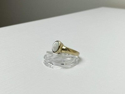 Vintage 925 Sterling Silver Moonstone Ring Size 11.25
