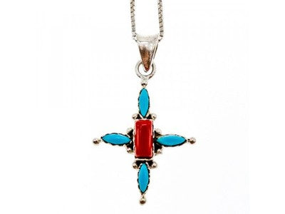 925 Sterling Silver Agate Chain With Cross