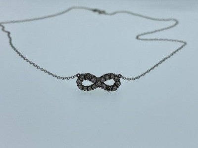 925 Sterling Silver "Infinity" Necklace