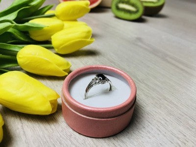 925 Sterling Silver Black Spinel Ring Size 7