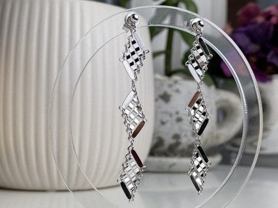 925 Sterling Silver "Luxury" Earrings