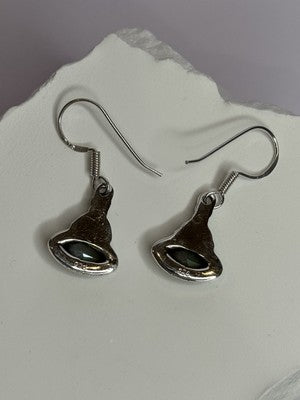 925 Sterling Silver Alexandrite Earrings Length 1.3 Inch