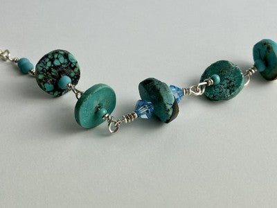 925 Sterling Silver Turquoise Bracelet