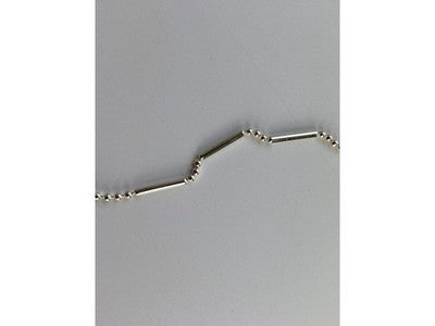 925 Sterling Silver Necklace Chain "Charm" Italy 30.3 In