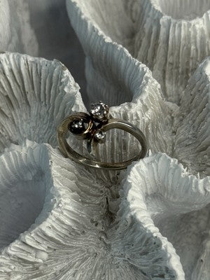 925 Sterling Silver Beryl Ring Size 7