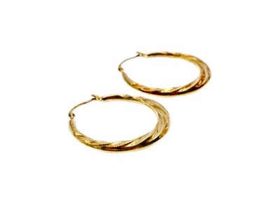 925 Sterling Silver Gold Plated (14K) Earrings