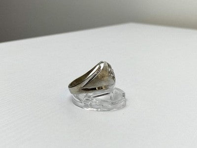 925 Sterling Silver CZ Ring Size 10