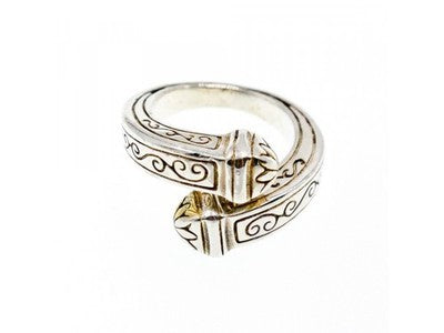 Vintage 925 Sterling Silver Ring Size 5.5 (Adjustable)