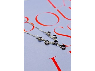 925 Sterling Silver Amethyst Necklace