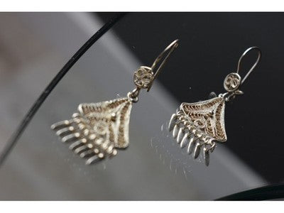 Vintage 925 Sterling Silver Earrings