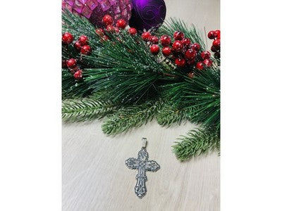 925 Sterling Silver Cross Pendant Mexico