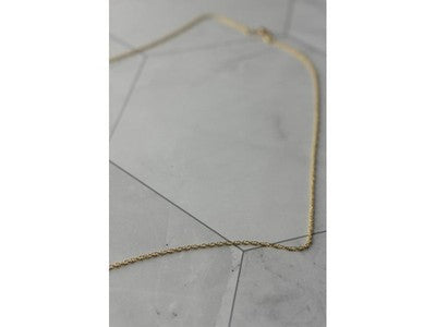14K Yellow Gold Incense "Guardian Angel" Chain With Pendant