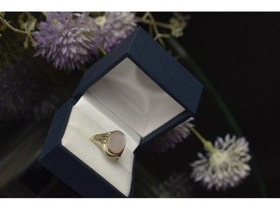 925 Sterling Silver Mother Of Pearl Ring Size 6.5
