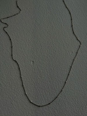 AG 14K White Gold Beautiful Chain Necklace Length 20 in