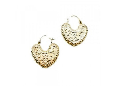 Vintage 925 Sterling Silver "Hearts" Earrings