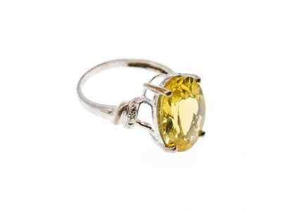 925 Sterling Silver CZ Ring Size 6.5