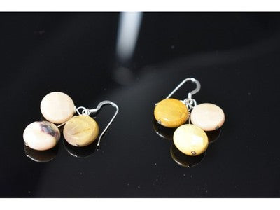 925 Sterling Silver Jasper Earrings