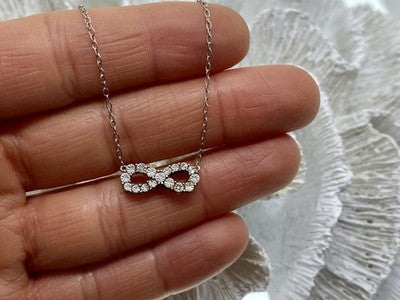 925 Sterling Silver "Infinity" Necklace