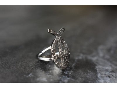 925 Sterling Silver Goshenite Ring Size 6.5